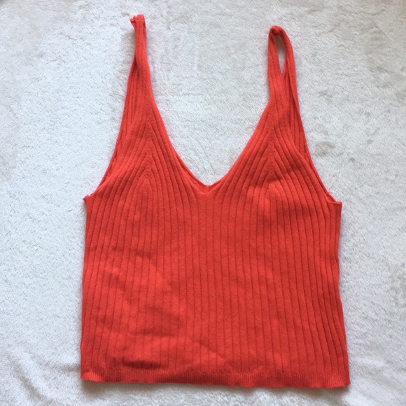 Forever 21 Tops - red crop tank top